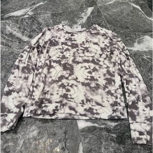 athleta girl - tie dye crewneck sweatshirt